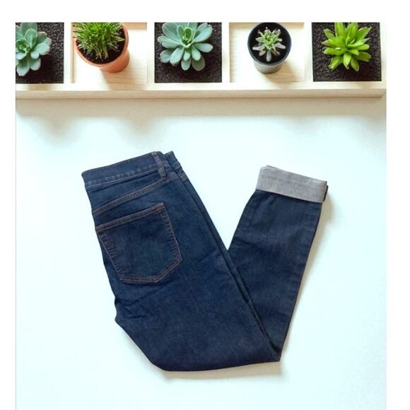 Dark Wash Modern Skinny Jeans by LOFT - Size 27 / 4 - Picture 3 of 8